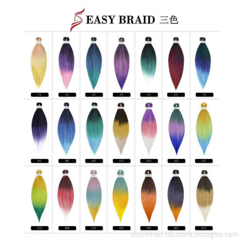 wholesale cheap pre stretched hair jumbo extensions synthetic private label ez braid crochet braiding hair